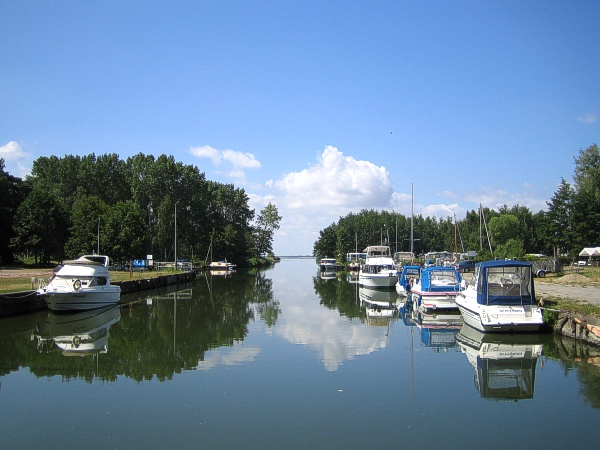 Hafen von Stagnieß am Achterwasser