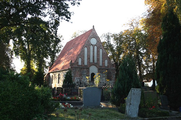 Kirche in Garz auf der Ostseeinsel Usedom