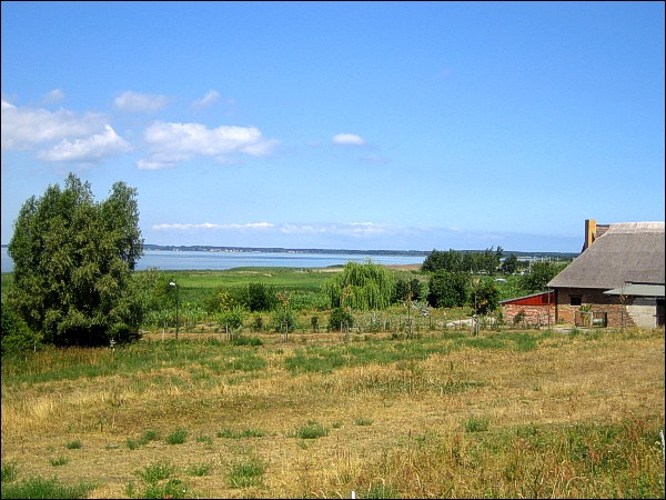 Blick über das Achterwasser in Loddin