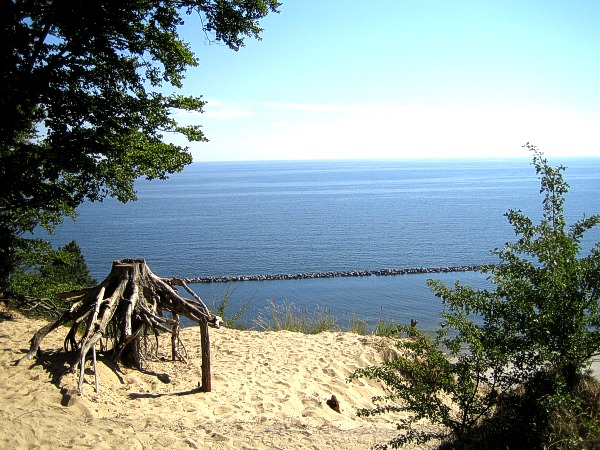 Blick vom Streckelsberg in Koserow auf die Ostsee